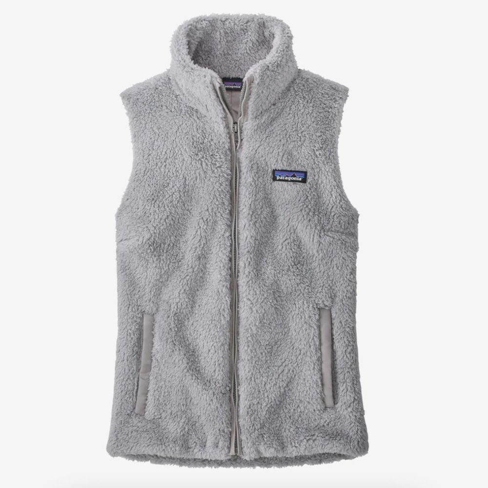 Patagonia Los Gatos Fleece Sherpa Vest - Grey - Size M